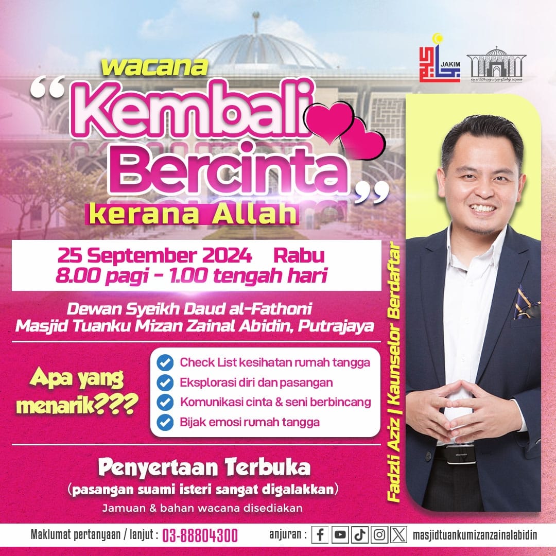 Wacana “Kembali Bercinta” Kerana Allah