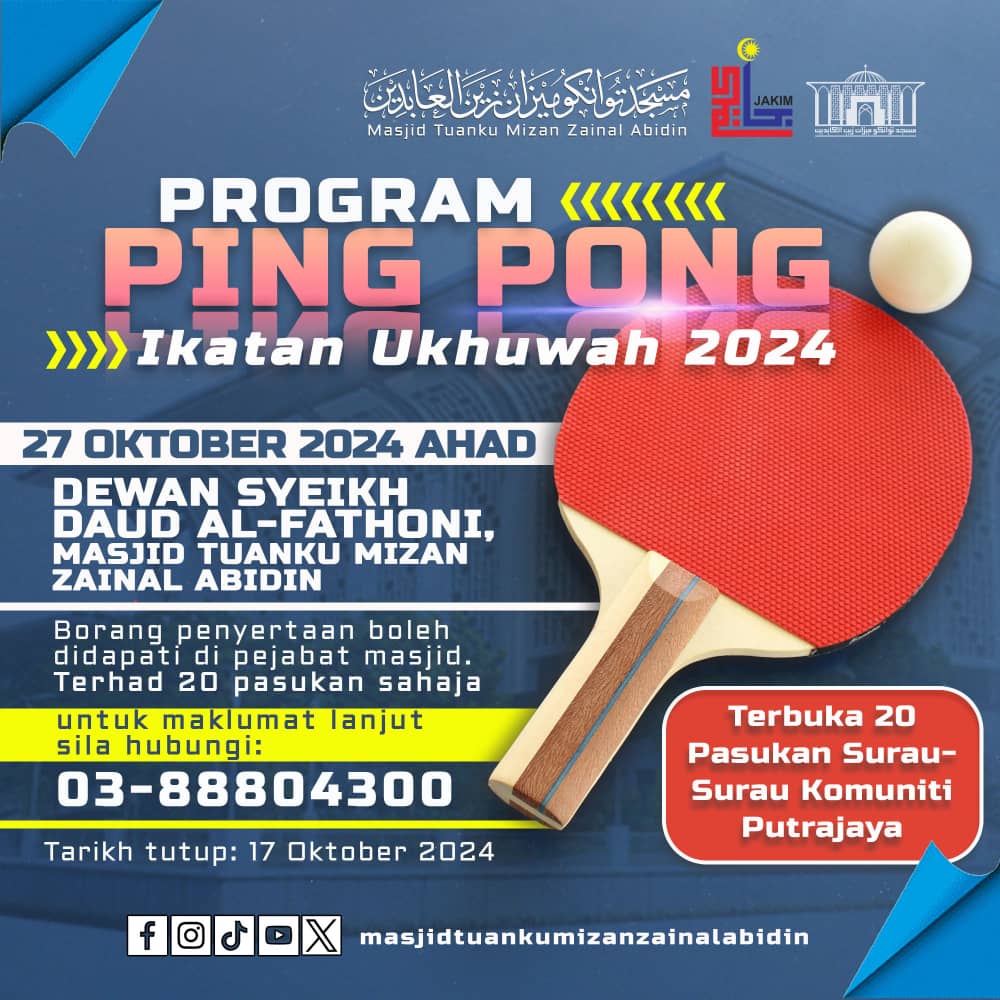 Program Ping Pong Ikatan Ukhuwah 2024